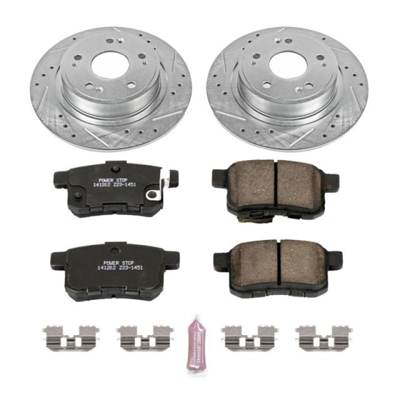 PowerStop Power Stop 11-14 Acura TSX Rear Z23 Evolution Sport Brake Kit