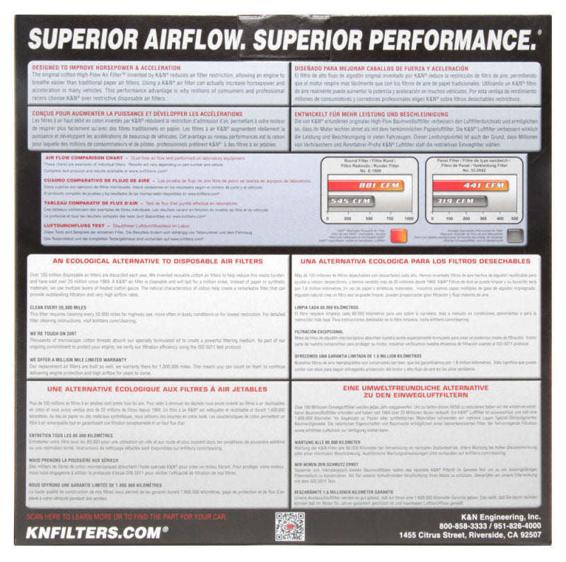 K&N Engineering K&N Custom Air Filter Round 9in OD x 8in ID x 2.87in H
