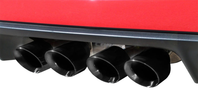 CORSA Performance Corsa 2009-2013 Xtreme Axle-Back Exhaust w/Dual Black 3.5in Tips 09-13 Chevrolet Corvette C6 6.2L V8
