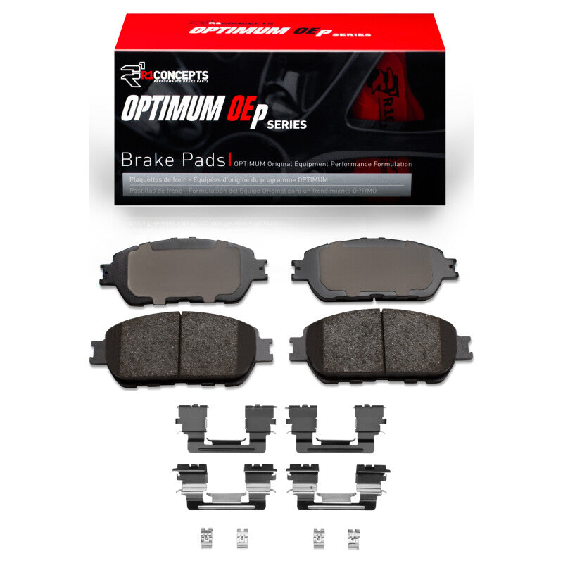 R1 Concepts R1 05-15 Toyota Tacoma Front Optimum OE Pads & Hardware Kit