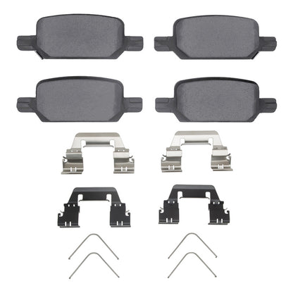 R1 Concepts R1 21-22 Chevrolet Colorado Rear Optimum OE Brake Pads & Hardware Kit