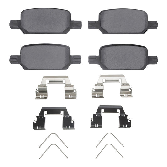 R1 Concepts R1 21-22 Chevrolet Colorado Rear Optimum OE Brake Pads & Hardware Kit