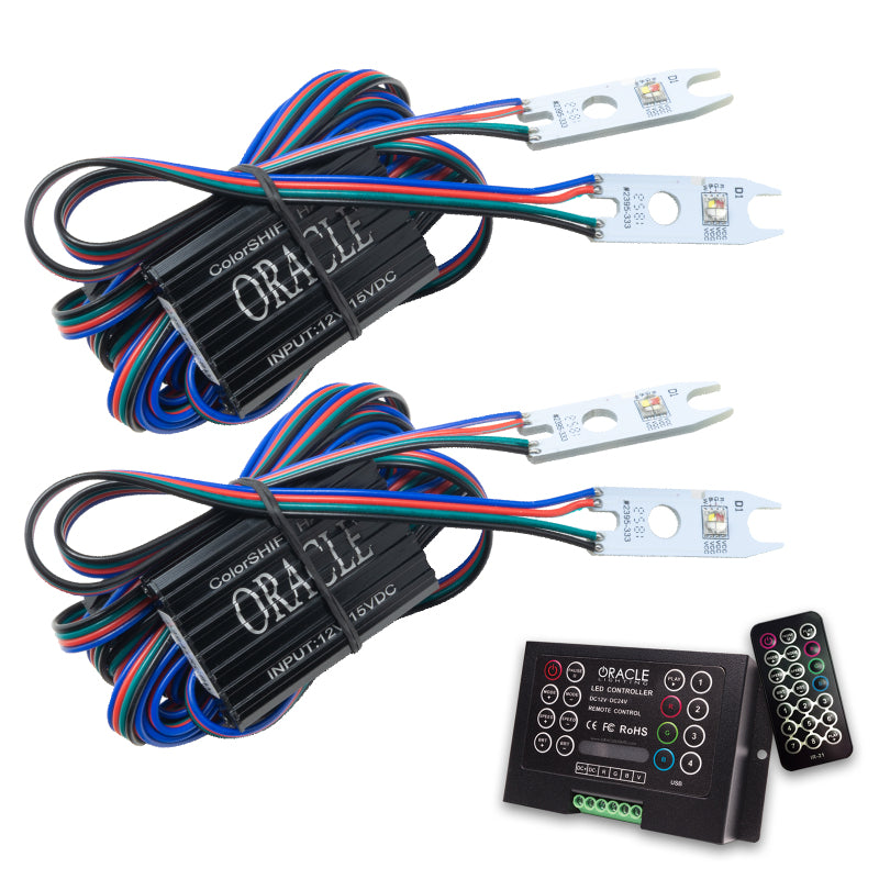 ORACLE Lighting Oracle 15-17 Ford F-150 Headlight DRL Upgrade Kit - ColorSHIFT w/ 2.0 Controller