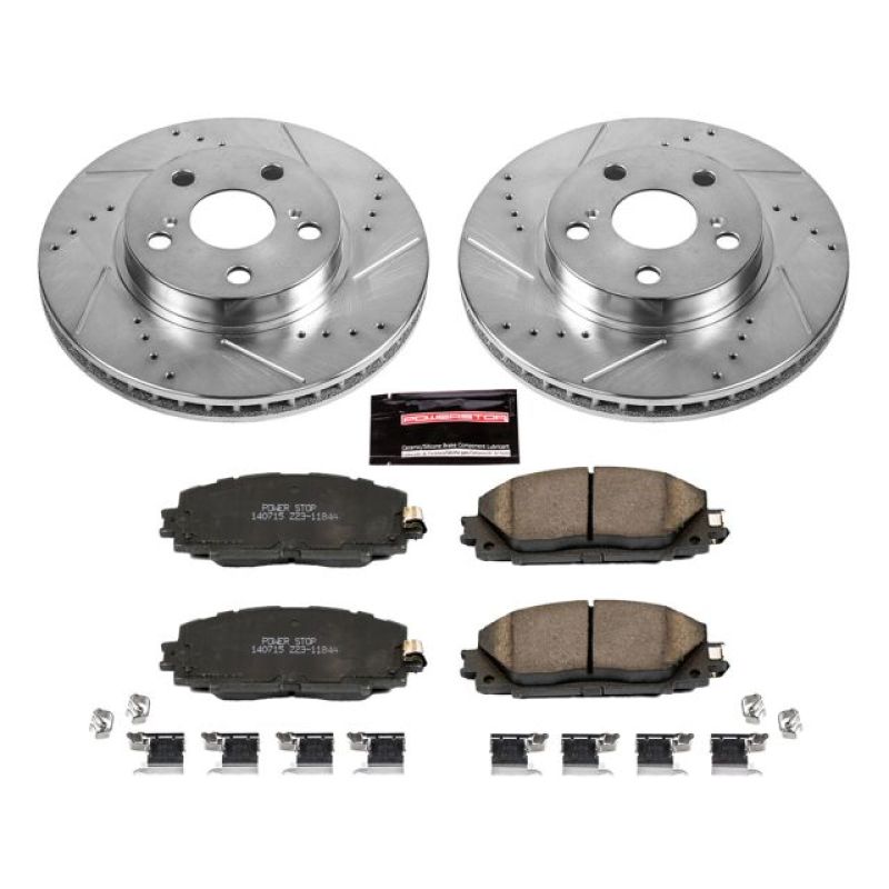 PowerStop Power Stop 11-17 Lexus CT200h Front Z23 Evolution Sport Brake Kit