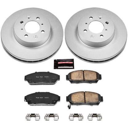 PowerStop Power Stop 94-01 Acura Integra Front Z17 Evolution Geomet Coated Brake Kit