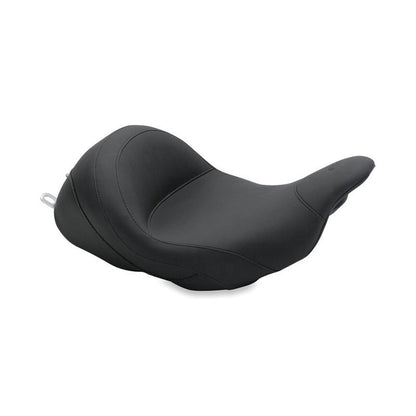 Mustang Motorcycle Mustang 08-21 Harley Electra Glide Std, Rd Glide, Rd King, Str Glide Lowdown Solo Seat - Black