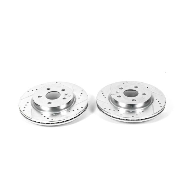 PowerStop Power Stop 2010 Buick Allure Rear Evolution Drilled & Slotted Rotors - Pair