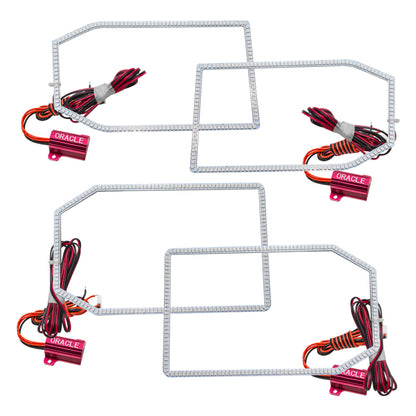 ORACLE Lighting Oracle Chevrolet Silverado 14-15 LED Halo Kit Non-Projector Style - White