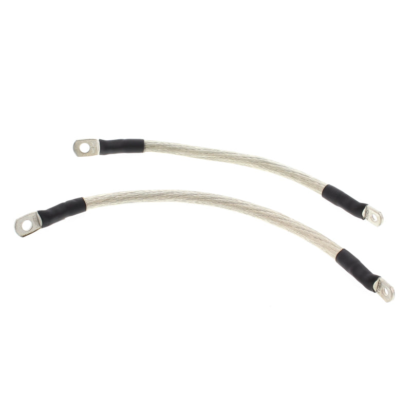 All Balls Racing 93-96 Harley-Davidson FLSTC Heritage Classic Battery Cable Kit Clear