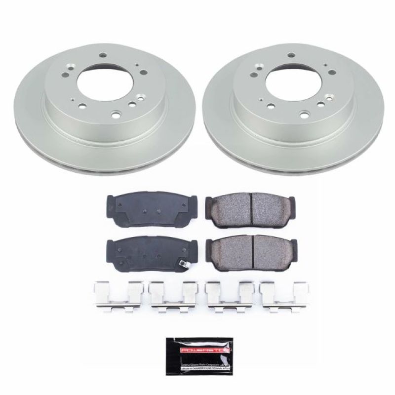 PowerStop Power Stop 07-09 Kia Sorento Rear Z17 Evolution Geomet Coated Brake Kit