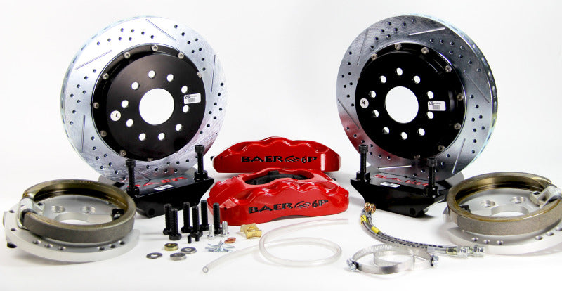 Baer Brakes 64-77 Chevrolet Chevelle 13in Pro+ Rear SDZ Brake Kit - Monster Green