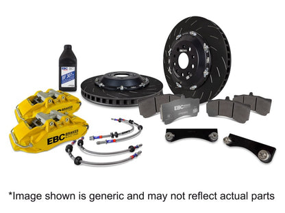 EBC Racing 12-21 BMW M240i F22 3.0T Yellow Apollo-6 Calipers 355mm Rotors Front Big Brake Kit