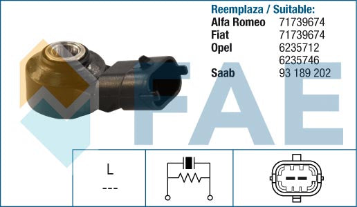 FAE AE60107 Knock Sensor