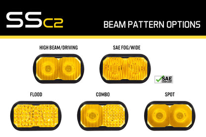 Diode Dynamics Stage Series 2 In Lens Combo - Yellow