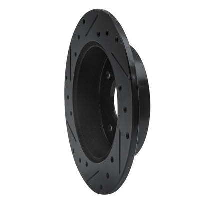 R1 Concepts R1 98-02 Acura CL Rear Right Drilled & Slotted Black Brake Rotor
