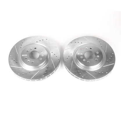 PowerStop Power Stop 04-07 Cadillac CTS Front Evolution Drilled & Slotted Rotors - Pair