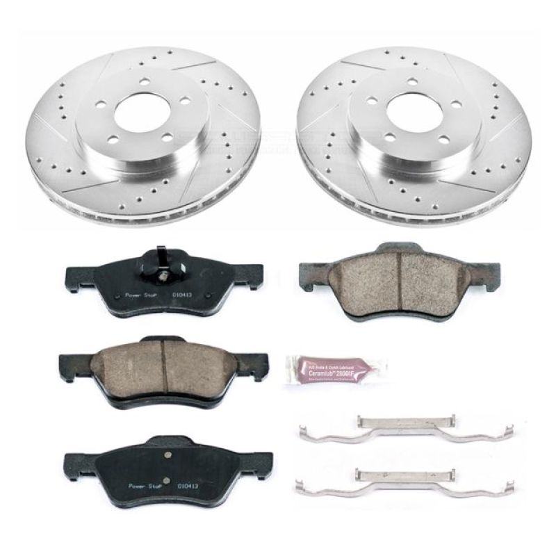 PowerStop Power Stop 10-12 Ford Escape Front Z23 Evolution Sport Brake Kit