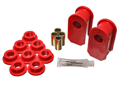 Energy Suspension Ford F100/150/250 Red Fr & Rear A Style 1in Dia Sway Bar 3-1/2in Tall Bushing Sets