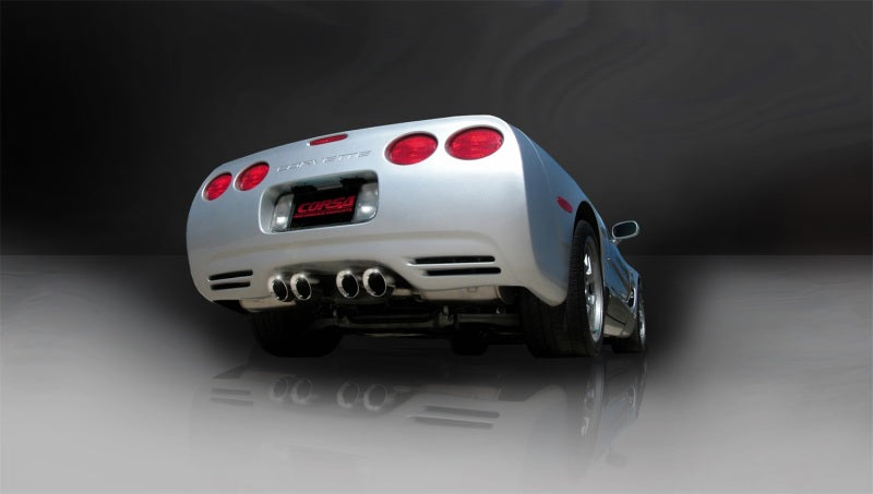 CORSA Performance Corsa 1997-2004 Chevrolet Corvette C5 Z06 5.7L V8 Polished Sport Axle-Back Exhaust