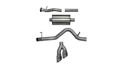 CORSA Performance Corsa 2017-2022 Chevy Colorado 3.6L Extended Cab/ Long Bed Sport Cat-Back System Single Rear Exit