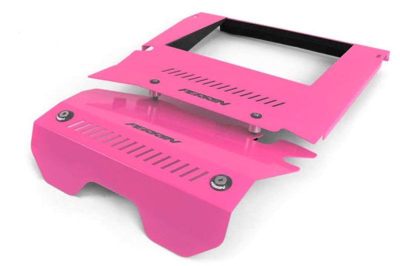 Perrin Performance PERRIN 15-21 Subaru WRX Engine Cover Kit (Intercooler & Pulley Covers Incl.) - Hyper Pink