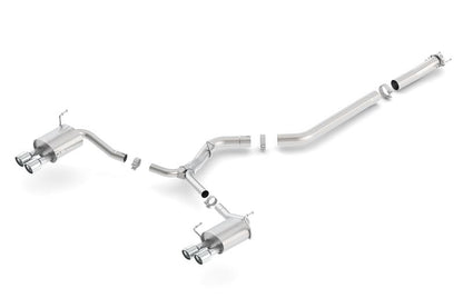Borla 15-16 Subaru WRX / STI 2.5L S-Type Cat-Back Exhaust Quad Rd RL Tips