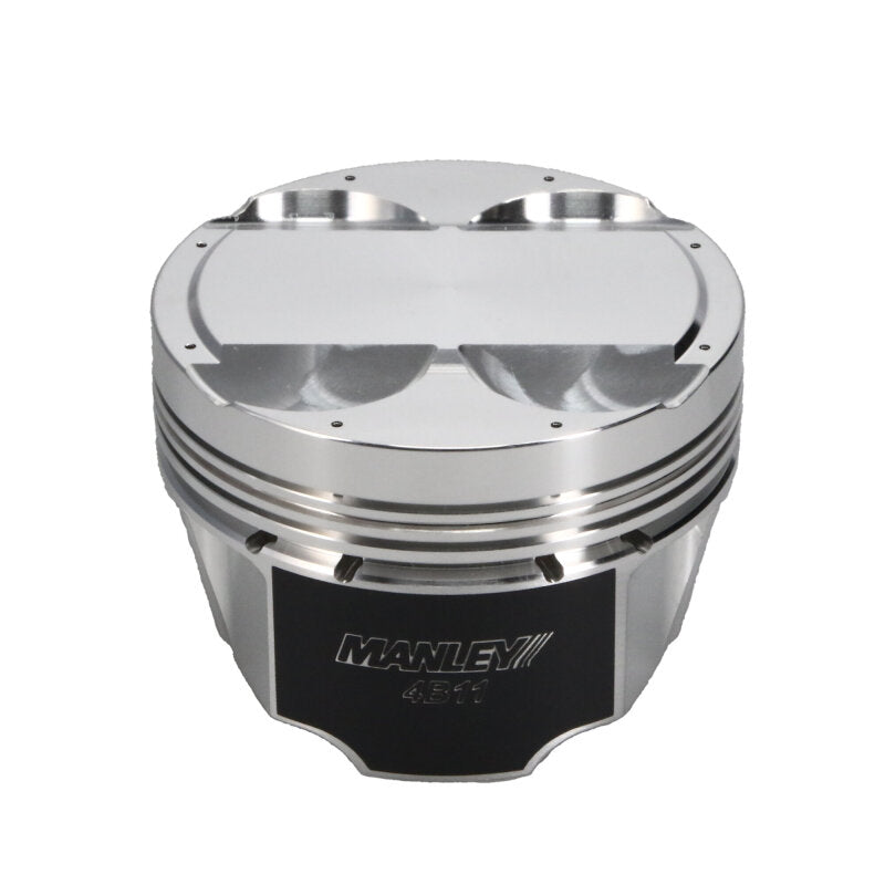 Manley Performance Manley Mitsubishi 4B11 86.5mm Bore 9.0:1 CR -5cc Dish Turbo Tuff Piston Set w/ Rings