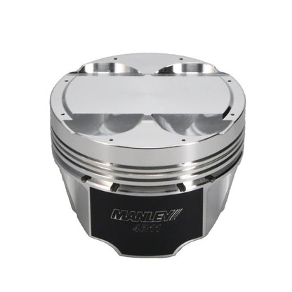Manley Performance Manley Mitsubishi 4B11 86.5mm Bore 10.0:1 CR +2cc Dome Turbo Tuff Piston Set w/ Rings