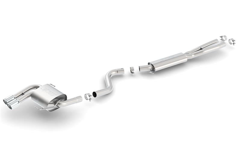 Borla 08-12 BMW 328i Sdm E90 2.0L RWD Dual Left Rear Exit Touring Cat-Back Exhaust