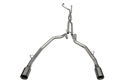 CORSA Performance Corsa 2021-2024 Dodge Ram TRX Crew Cab Baja Catback Exhaust Dual Rear Gunmetal Tip