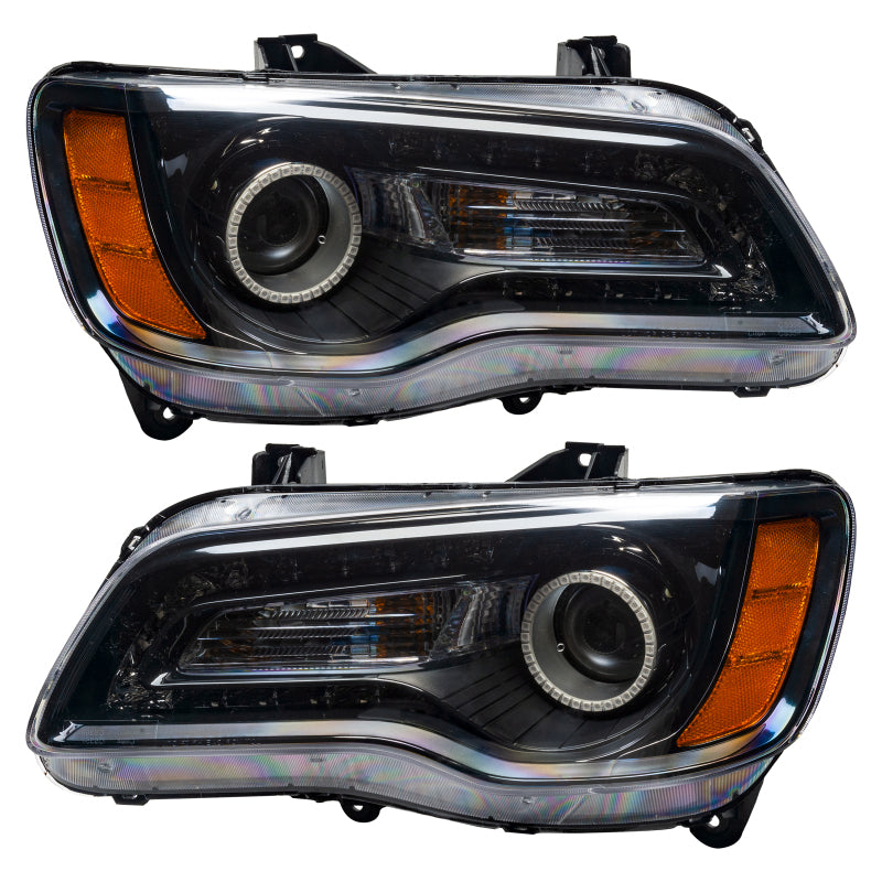 ORACLE Lighting Oracle 11-14 Chrysler 300C SMD HL - Black - NON HID - ColorSHIFT w/ 2.0 Controller