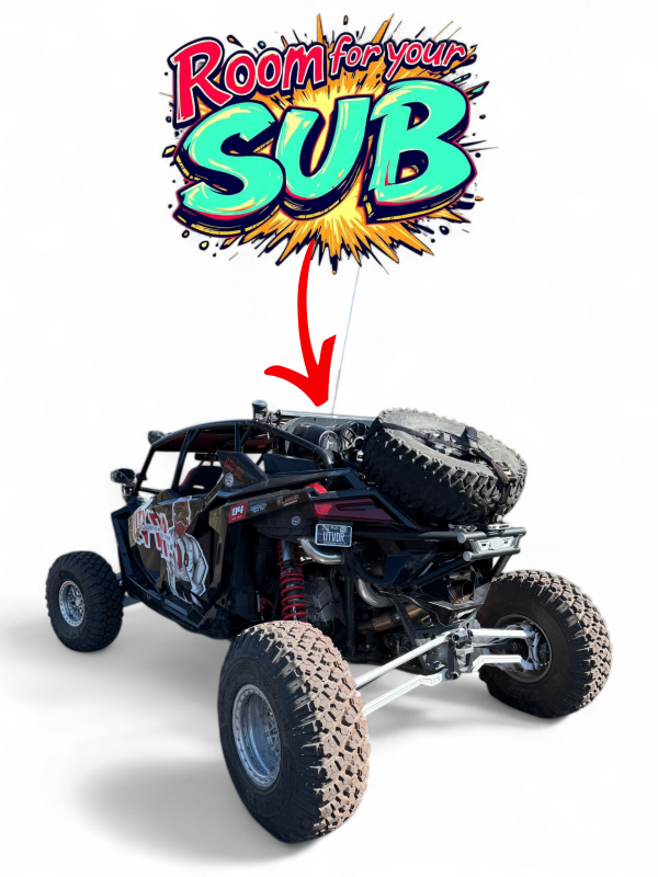 Elektric Off Road Elektric Offroad 2022+ Polaris Rzr Pro R Amp Rear Tire Rack Bumper Combo