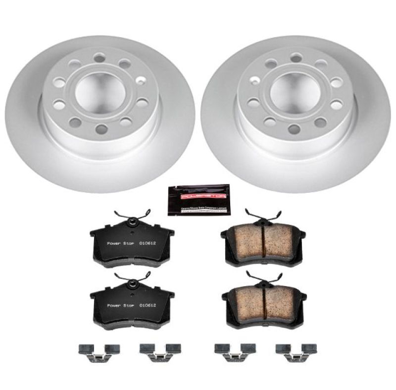 PowerStop Power Stop 10-13 Audi A3 Rear Z23 Evolution Sport Coated Brake Kit