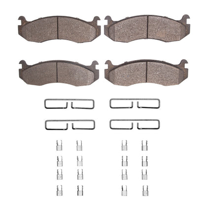 R1 Concepts R1 96-06 Hummer H1 Front Super Duty Pads & Hardware Kit