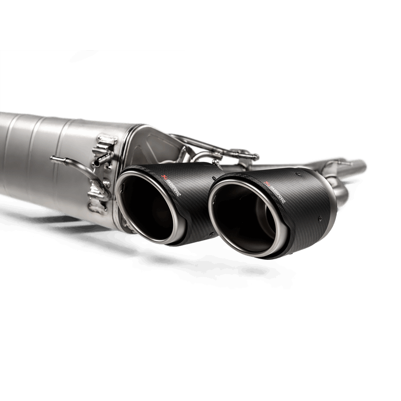 Akrapovic Akrapovic 2018+ Alfa Romeo Giulia Quadrifoglio Slip-On Line (Titanium) w/Titanium/Carbon Fiber Tips
