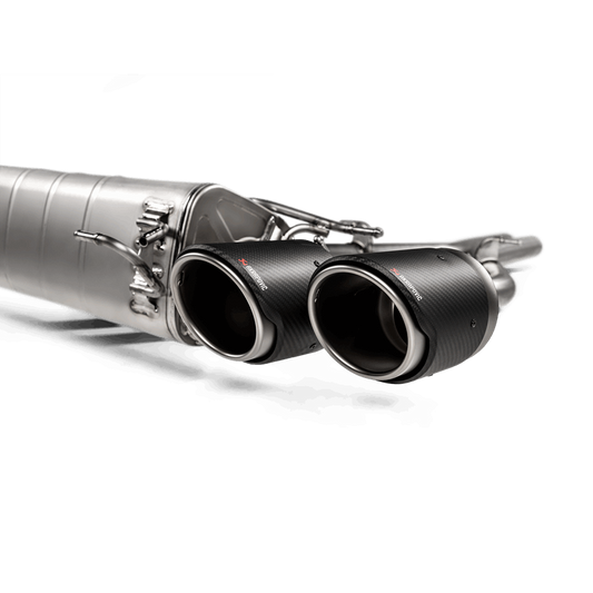 Akrapovic Akrapovic 2018+ Alfa Romeo Giulia Quadrifoglio Slip-On Line (Titanium) w/Titanium/Carbon Fiber Tips