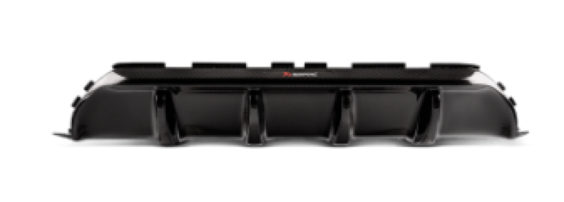 Akrapovic Akrapovic 18+ BMW M5 (F90) Rear Carbon Fiber Diffuser - High Gloss w/ Red/White Akrapovic Logo