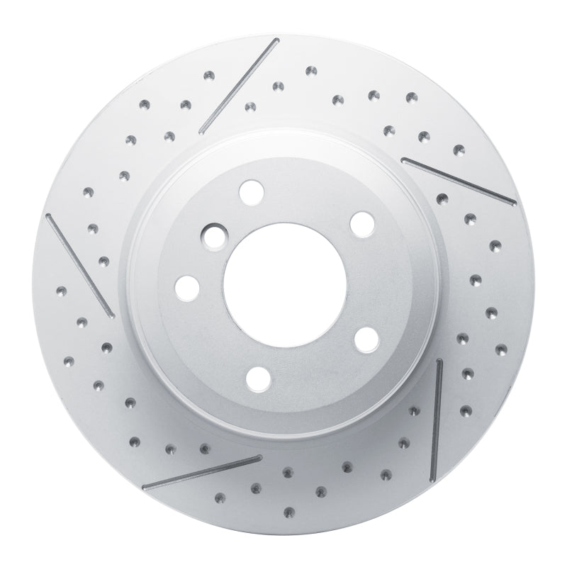 DFC 13-13 BMW 135IS Rear GeoSPEC Coated Rotor - Dimpled and Slotted