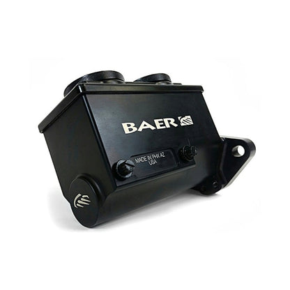 Baer Brakes GM/Ford 1in Bore Remaster 2-Bolt Left Port Master Cylinder Assembly - Black