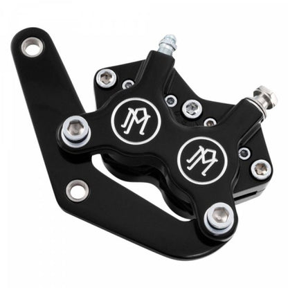 Performance Machine Front Narrow 4 Piston Classic Caliper/Bracket - Contrast Cut