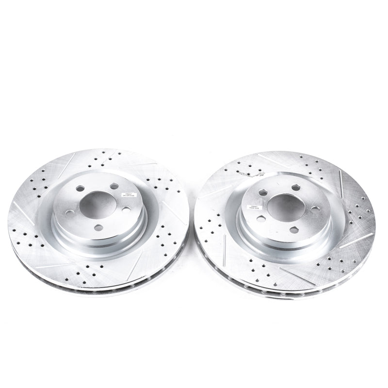 PowerStop Power Stop 05-10 Chrysler 300 Front Evolution Drilled & Slotted Rotors - Pair