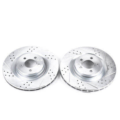 PowerStop Power Stop 05-10 Chrysler 300 Front Evolution Drilled & Slotted Rotors - Pair