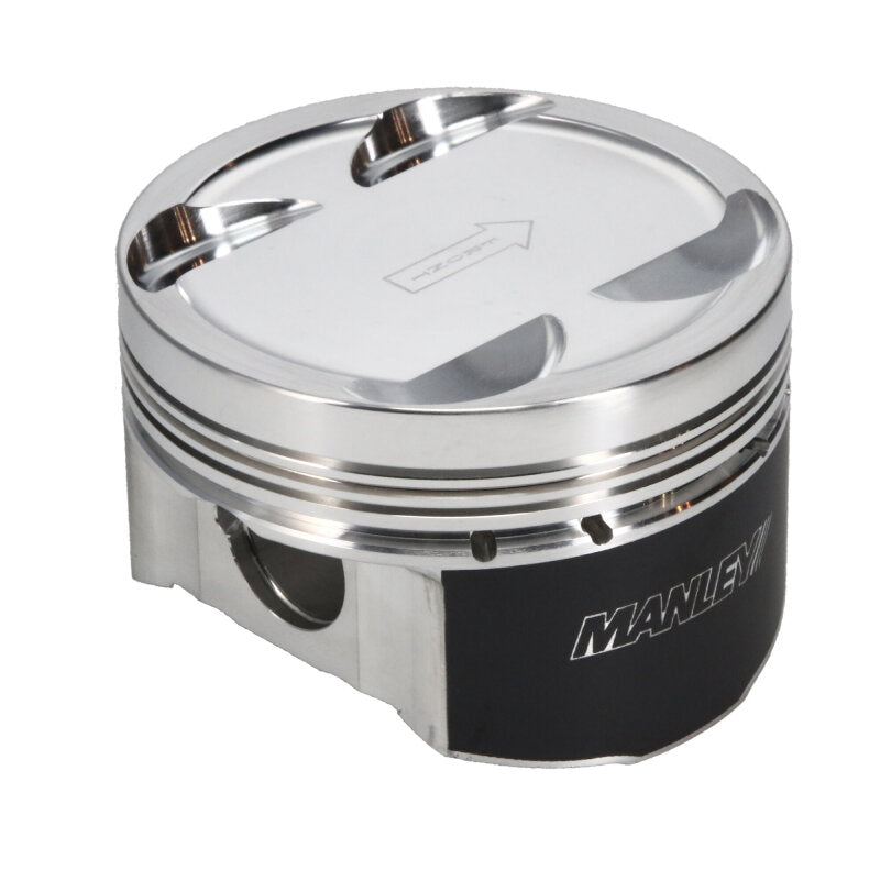 Manley Performance Manley 03-06 EVO VIII/IX 87.0mm-Bore +2.0mm Over Size-10.0/10.5 CR Dish Piston Set with Rings