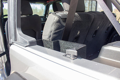Fishbone Offroad 2018+ Jeep JLU Wrangler JL 4 Door Driver Side Wheel Well Storage Bin - Single