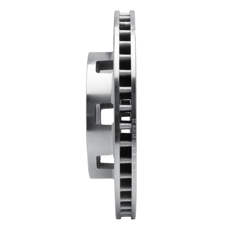 R1 Concepts R1 75-93 Dodge W200 Front Right Drilled & Slotted Silver Brake Rotor