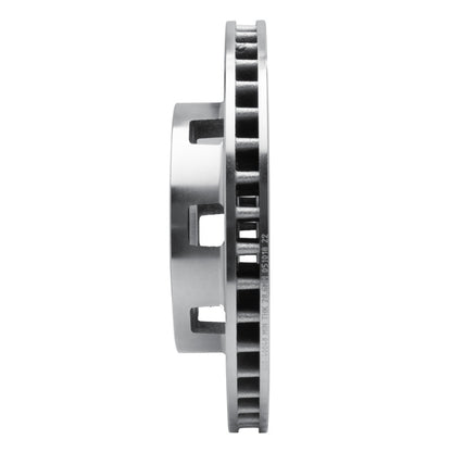 R1 Concepts R1 75-93 Dodge W200 Front Right Drilled & Slotted Silver Brake Rotor