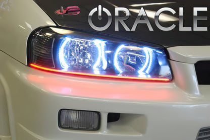 ORACLE Lighting Oracle 98-01 Nissan Skyline LED Headlight Halo Kit - Blue