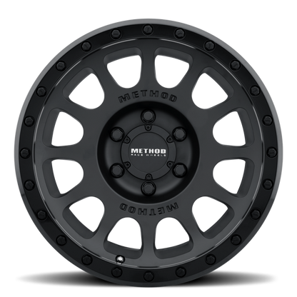 Method Wheels Method MR305 NV 17x8.5 0mm Offset 8x6.5 130.81mm CB Matte Black/Gloss Black Wheel