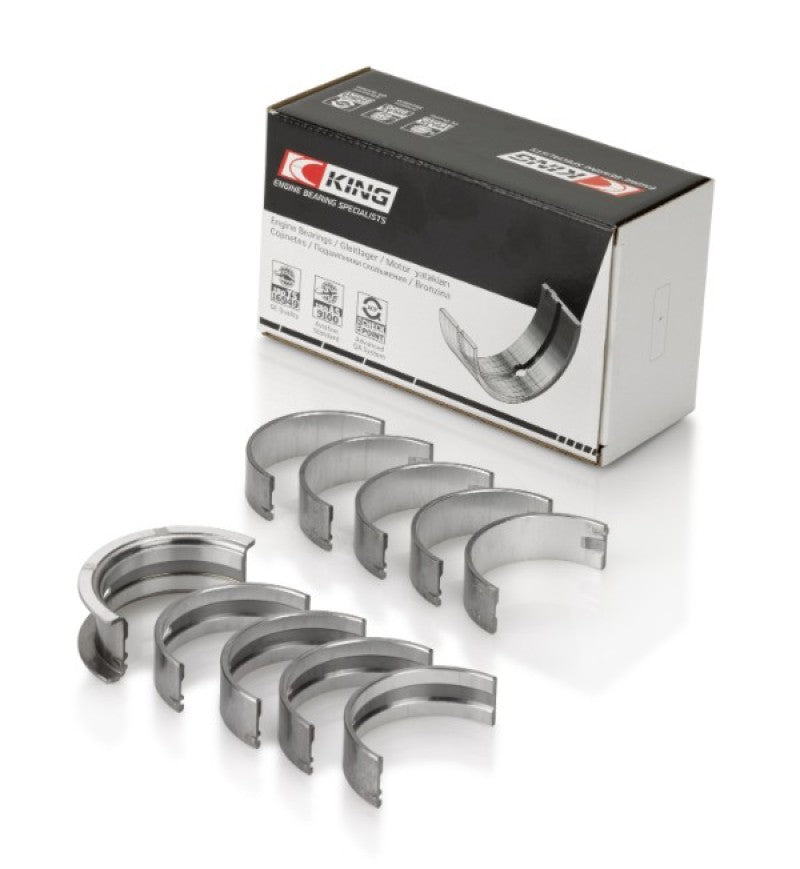 King Engine Bearings King 91-92 281CI 4.6L V8 Romeo with Cast Iron Block SOHC 16 Valves (Size +0.5) Main Bearing Set