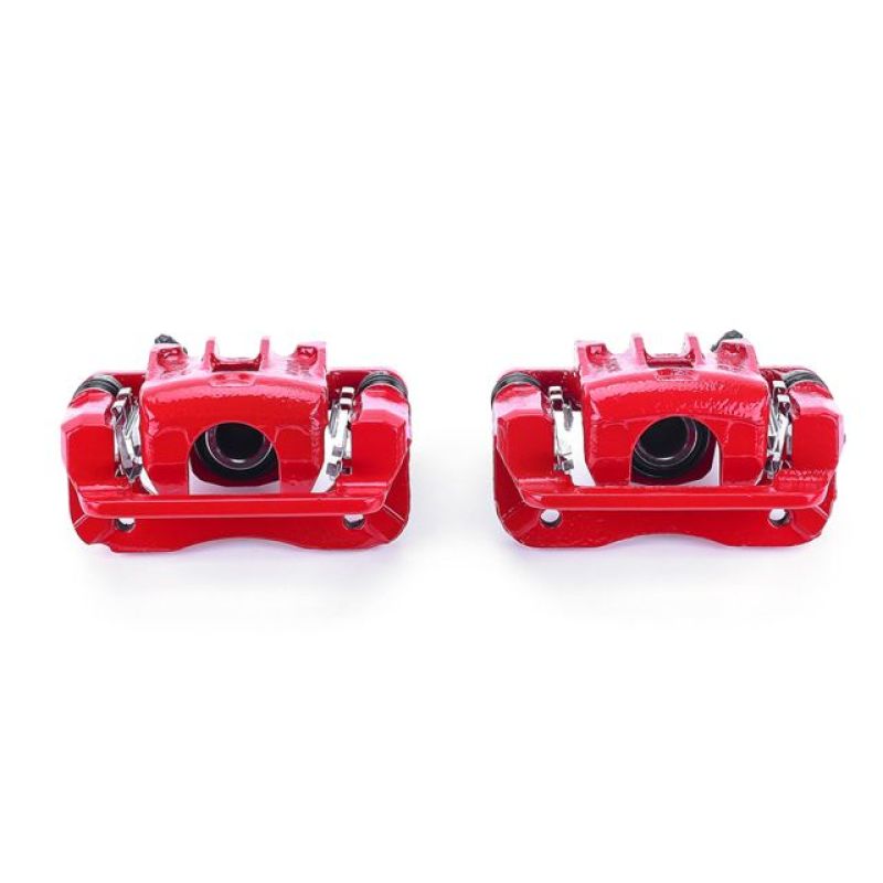 PowerStop Power Stop 07-10 Hyundai Elantra Rear Red Calipers w/Brackets - Pair